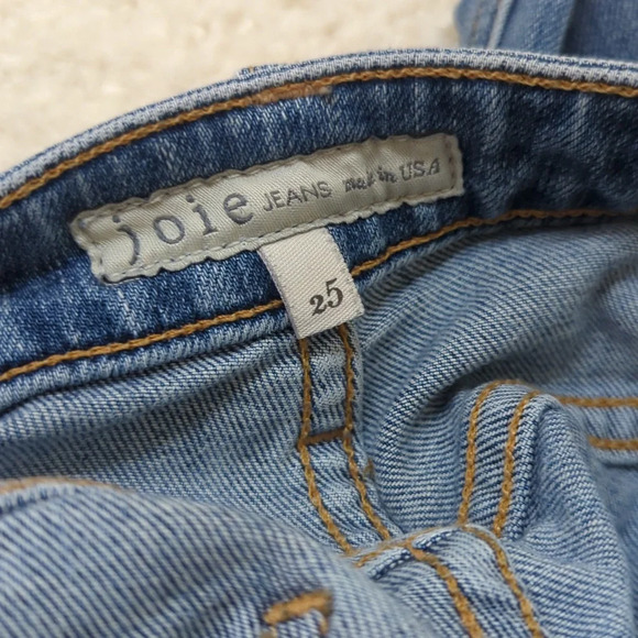 Joie Crop Demi Boot Denim Jeans - Picture 6 of 6